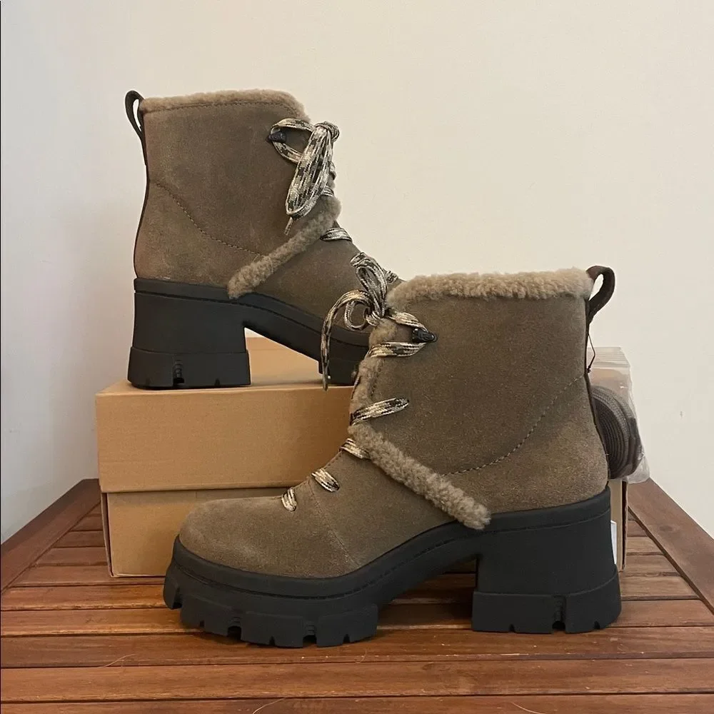 UGG Brooklyn Hiker Boots Hickory USA Women Size 11/UK 9/EU 42
